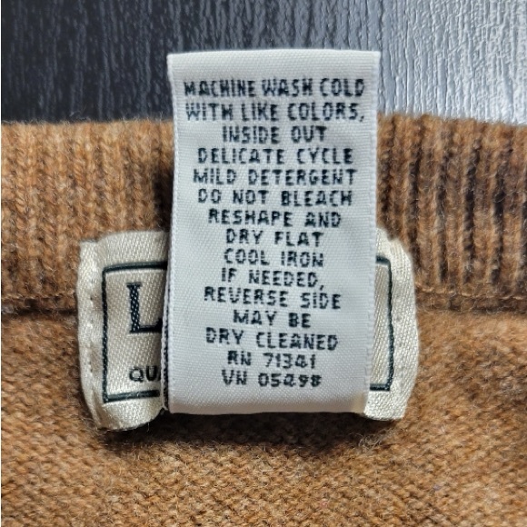 Vintage L.L. Bean Sweater Vest - Picture 4 of 4